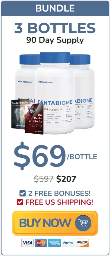 dentabiome 3 bottles