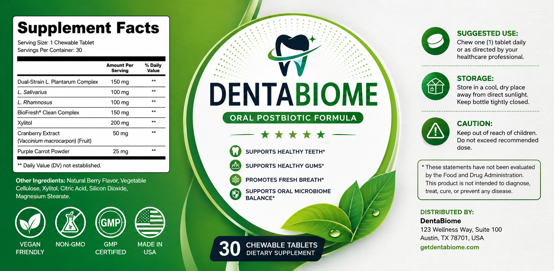 dentabiome label